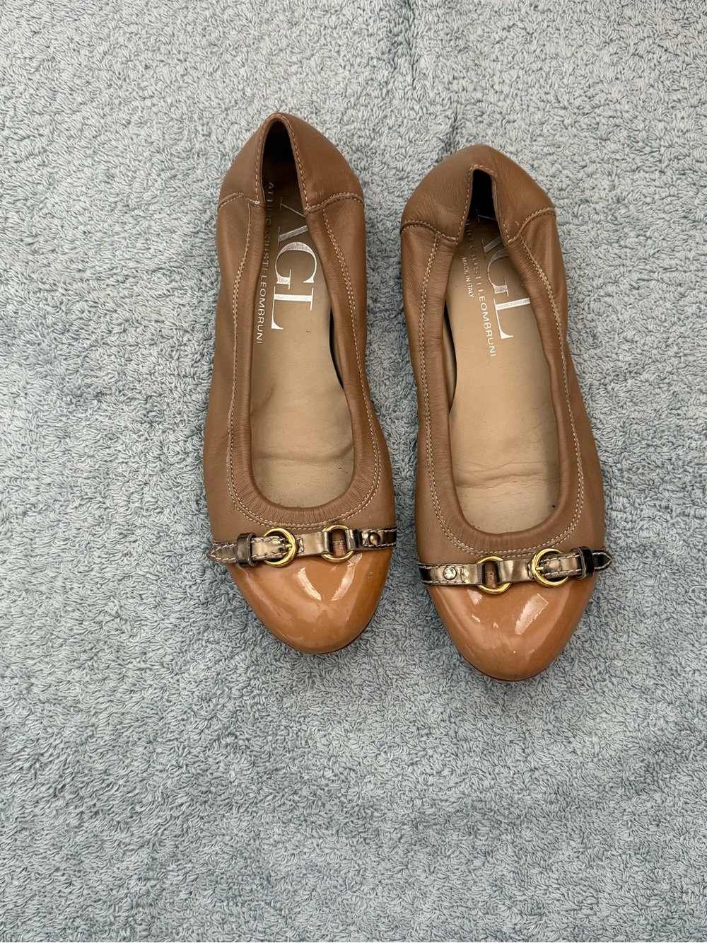 AGL Monika Cap Top Ballet Flat Size 37.5